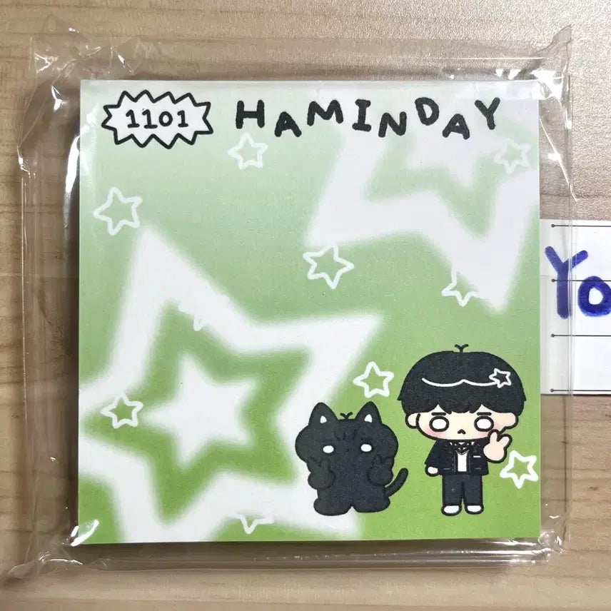 [BUNJANG] PLAVE Hamin Cafe Lucky Draw Unofficial Merchandise Sticky Notes / 플레이브 하민 생카 럭드 비공굿 떡메 원가 이하 양도