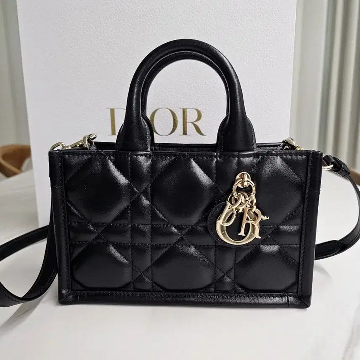 [BUNJANG] Dior Book Tote Mini / 디올 북도트 레더 까나쥬 새상품급