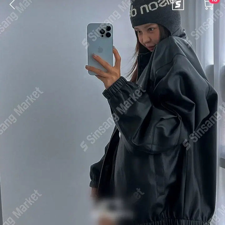 [BUNJANG] Minimalist Single Leather Jacket / 미니멀 싱글 레더 자켓