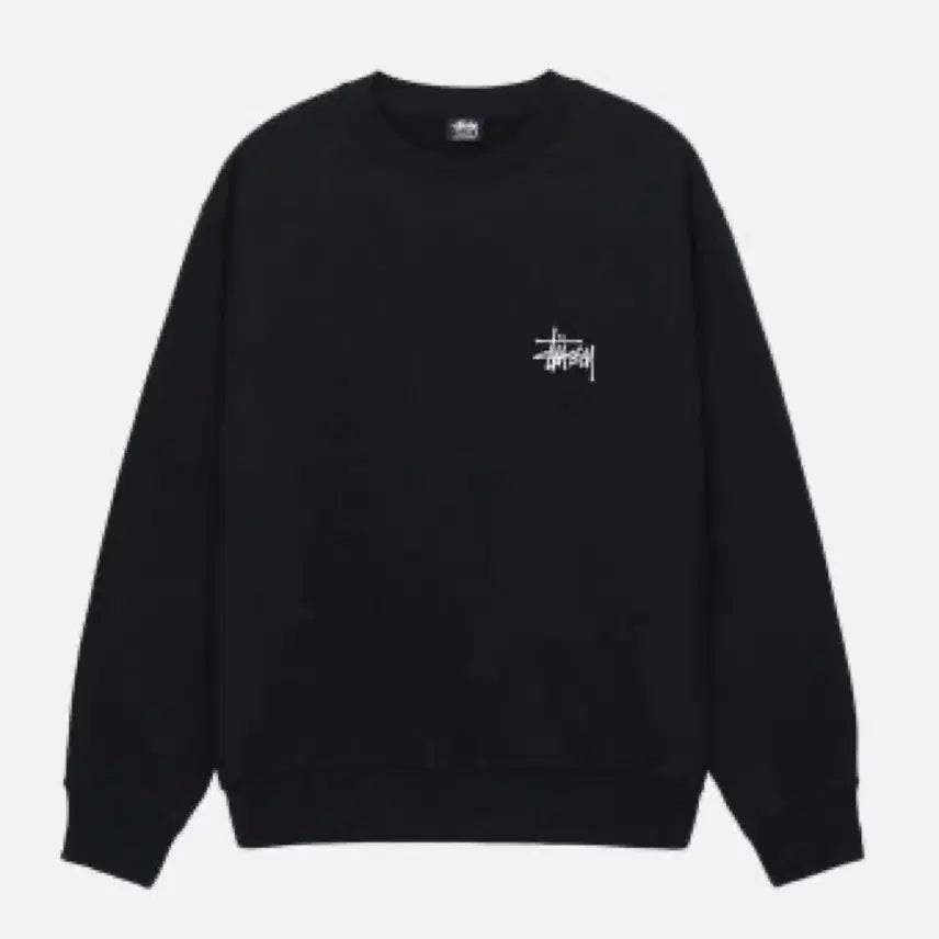 [BUNJANG] Stussy Basic Sweatshirt Black (Sealed) / 스투시 베이직 맨투맨 블랙S,XL 미개봉 새상품