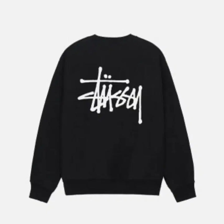 [BUNJANG] Stussy Basic Sweatshirt Black (Sealed) / 스투시 베이직 맨투맨 블랙S,XL 미개봉 새상품
