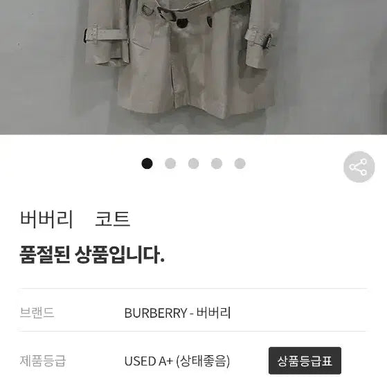 [BUNJANG] Burberry Trench Coat Beige / 버버리 트렌치 코트 베이지 팝니다.