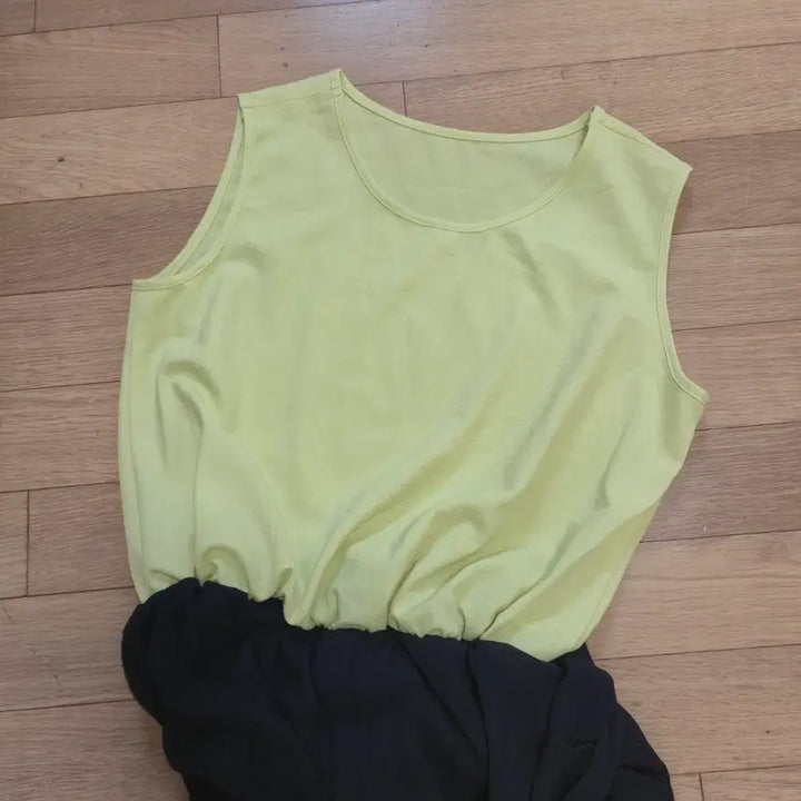 [BUNJANG] Soup Navy Sheer Collar Dress / Soup 네이비 시스루 카라 원피스 66