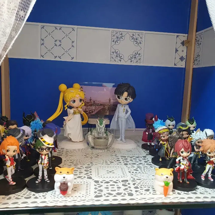 [BUNJANG] Sailor Moon Qposket Figure Couple Set / 세일러문 반프레스토 Qposket 피규어 커플 세트