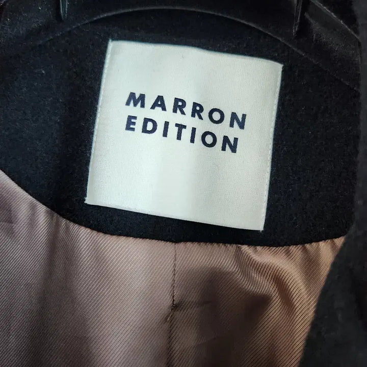 [BUNJANG] Maron Edition Black Long Coat / 마론에디션 블랙 롱 코트