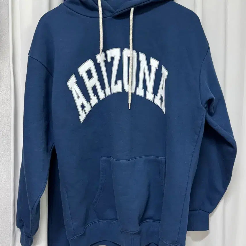 [BUNJANG] Navy Fleece Lined Hoodie and Jogger Set / 네이비 기모 후드+조거 셋업