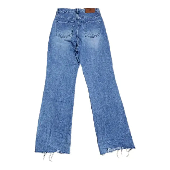 [BUNJANG] Pandora Fit Wide Jeans Pants / 판도라핏 와이드팬츠 진청 S