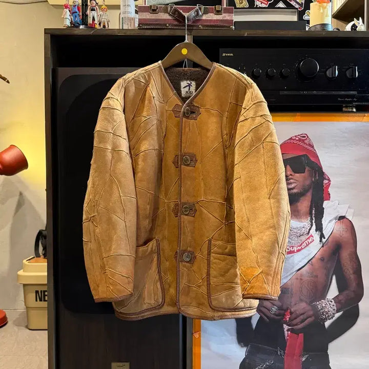 [BUNJANG] Issey Miyake Shearling Jacket M(L) / 80s 이세이미야케 하이 스포팅기어 시어링 자켓 M(L)