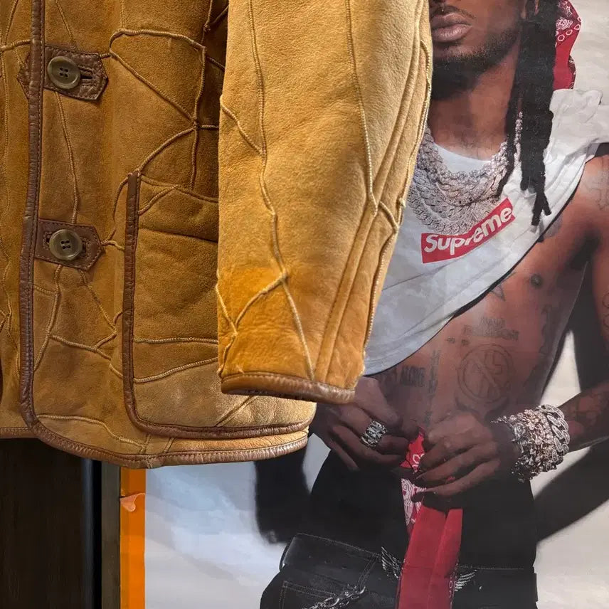 [BUNJANG] Issey Miyake Shearling Jacket M(L) / 80s 이세이미야케 하이 스포팅기어 시어링 자켓 M(L)