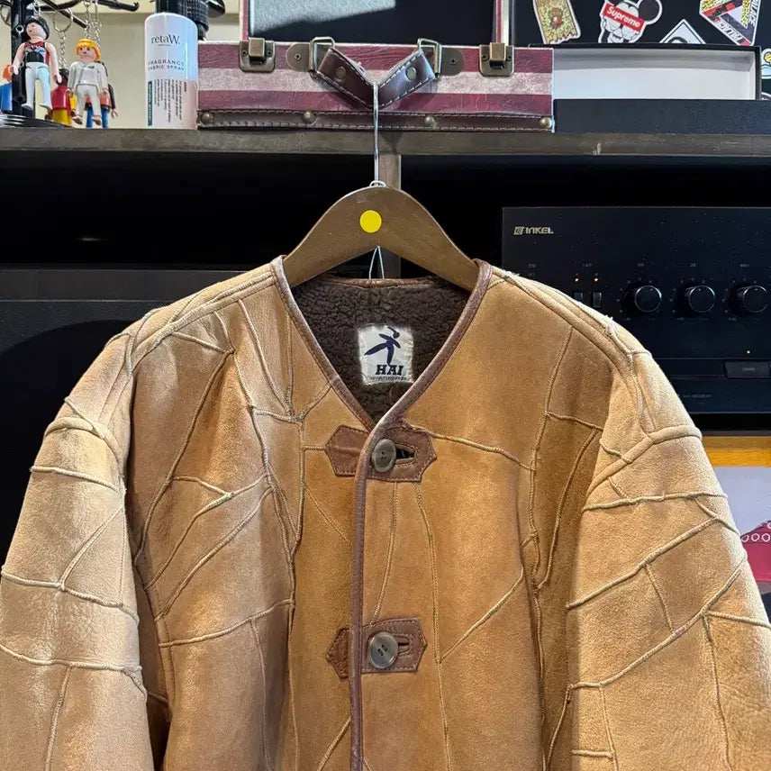 [BUNJANG] Issey Miyake Shearling Jacket M(L) / 80s 이세이미야케 하이 스포팅기어 시어링 자켓 M(L)