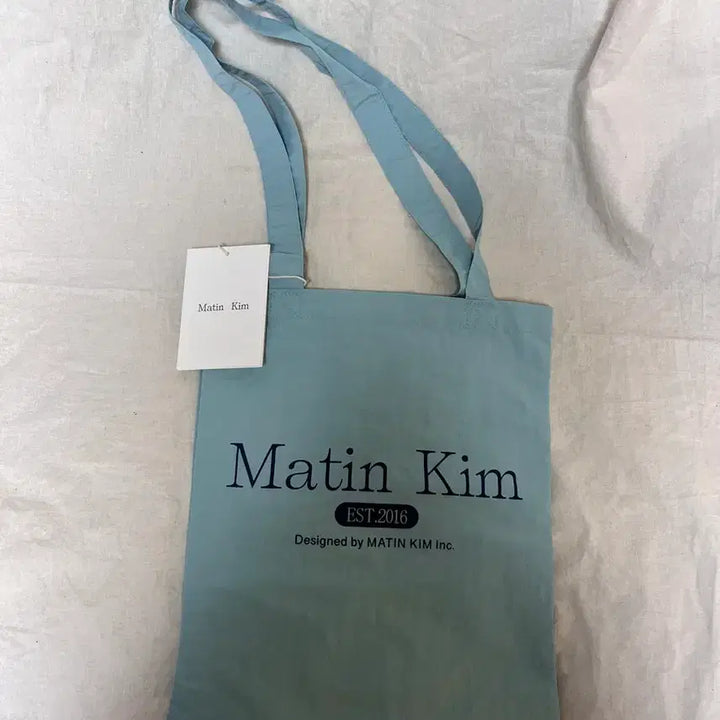[BUNJANG] Matin Kim Eco Bag / 새상품 | 마뗑킴 라이트 블루 에코백
