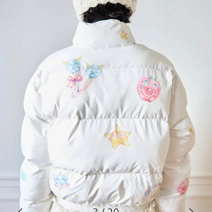 [BUNJANG] JOLIE RAID Emma Gaspari Reversible Puffer Jacket Glow Blue / 졸리레이드 x 에마 가스파 리버시블 퍼퍼 자켓 글로우 블루