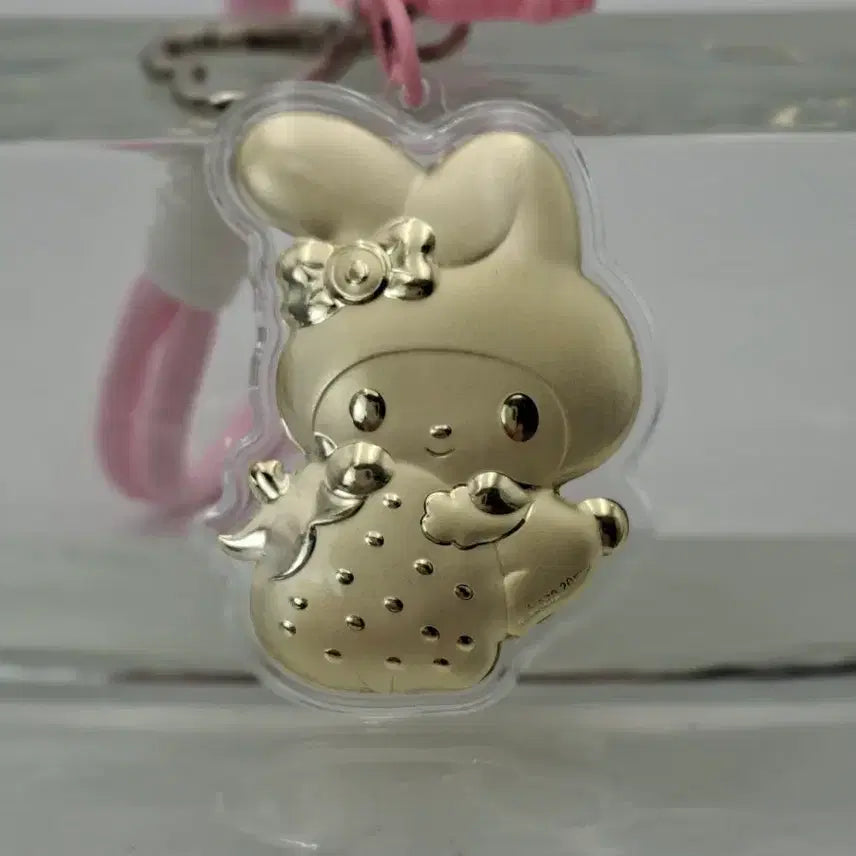 [BUNJANG] My Melody Gold Keyring / 새상품선물용/ 금 20mg 마이멜로디 키링 (각인 확인)