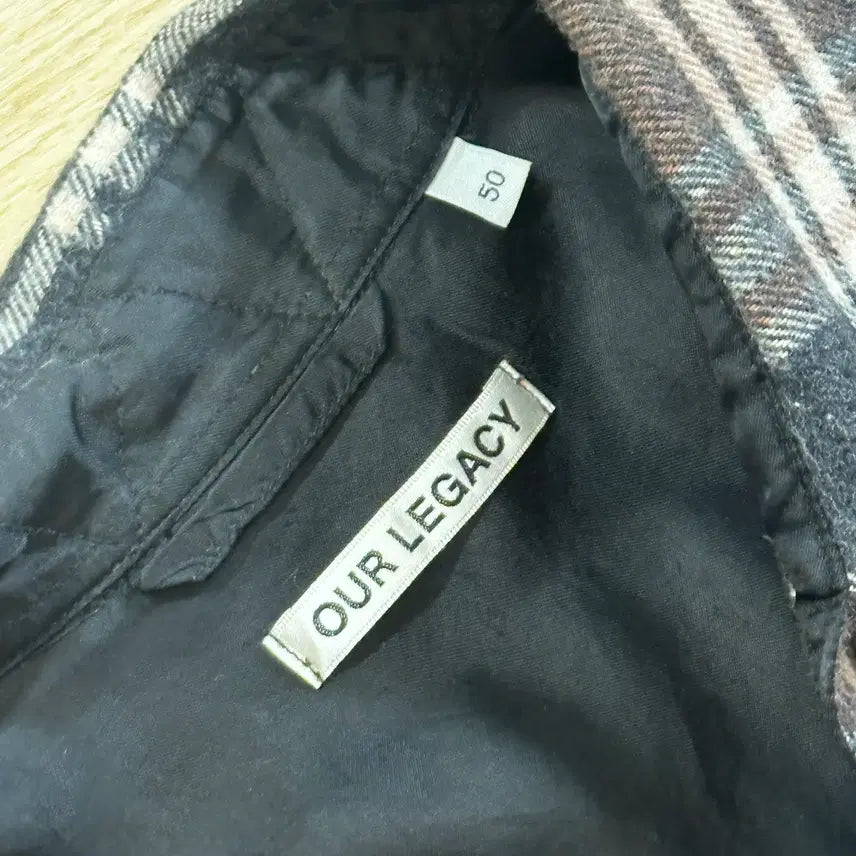 [BUNJANG] Our Legacy Brown Plaid Above Shirt / 아워레가시 브라운 어보브 셔츠 50 사이즈