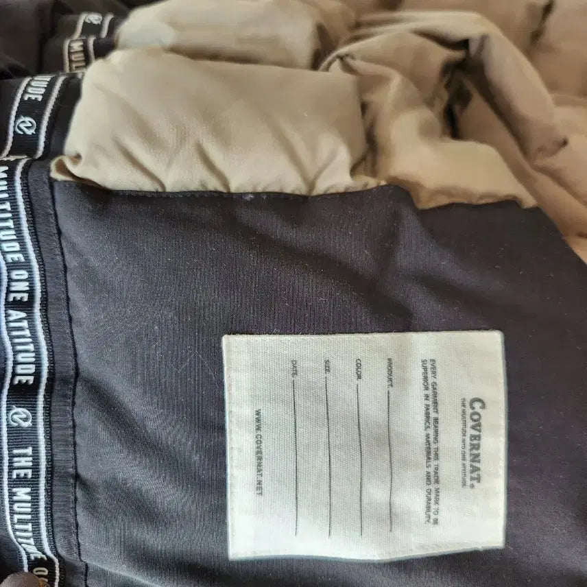 [BUNJANG] Covernat Black Hooded Fur Padded Jacket / 커버낫 패딩 L 블랙     ㅡ  검정색 후드 퍼 패딩 점퍼