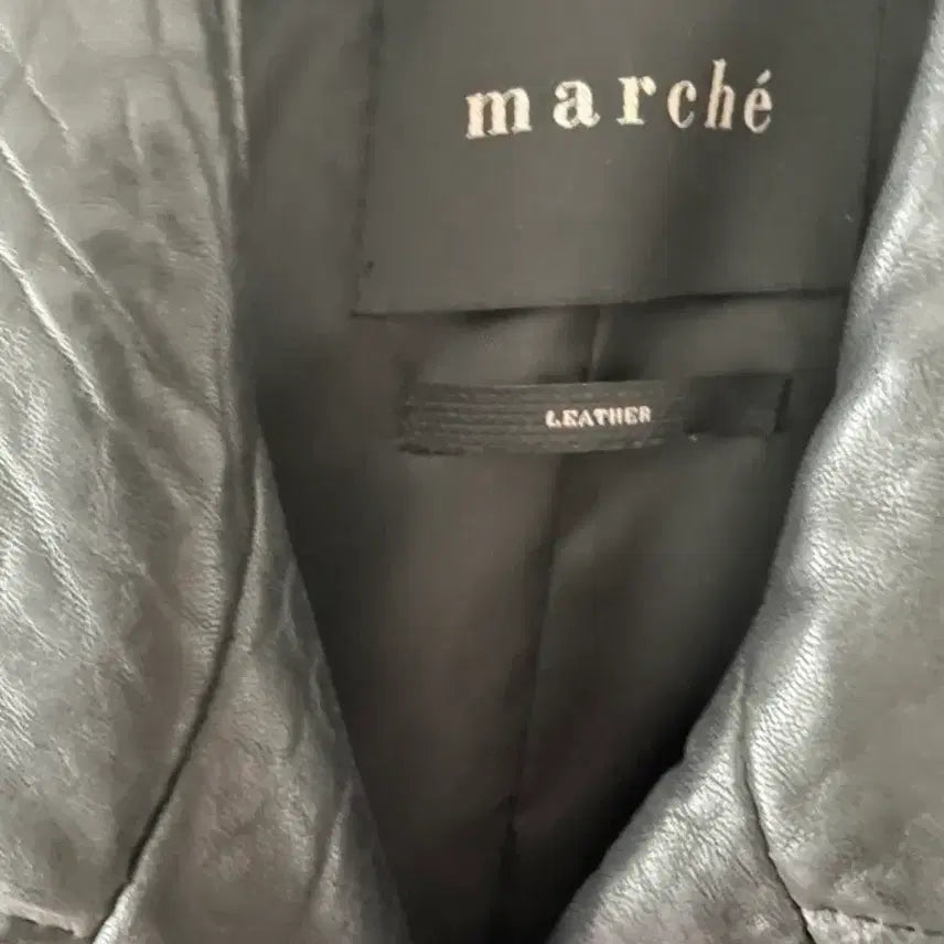 [BUNJANG] LFM Finger Marche Leather Biker Jacket / Lfm 렉스 핑거마르쉐 가죽자켓