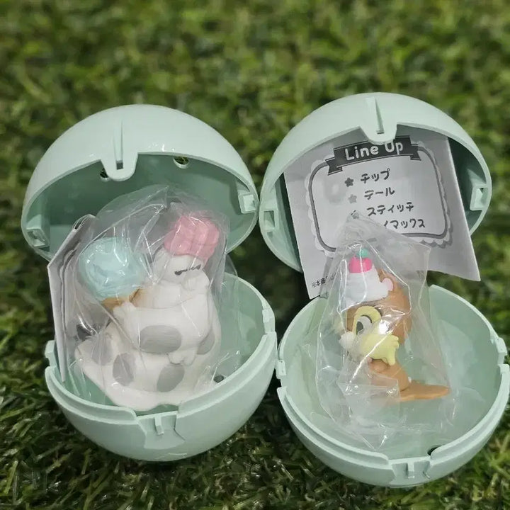 [BUNJANG] Disney Baymax and Chip Ice Cream Gacha Bundle Set / (2종 일괄)디즈니 아이스크림 가챠 베이맥스, 칩