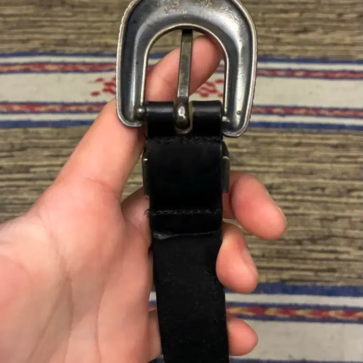 [BUNJANG] ZARA Real Leather Western Belt / (28~32)ZARA 자라 리얼 레더 웨스턴벨트 가죽벨트