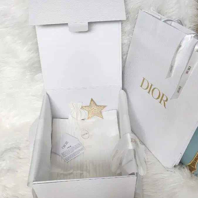 [BUNJANG] Dior Lady Dior Small Box Set with Shopping Bag / 10-1)디올레디백 미듐가방박스셋트 (2번두껑식박스+쇼핑백 가격임)