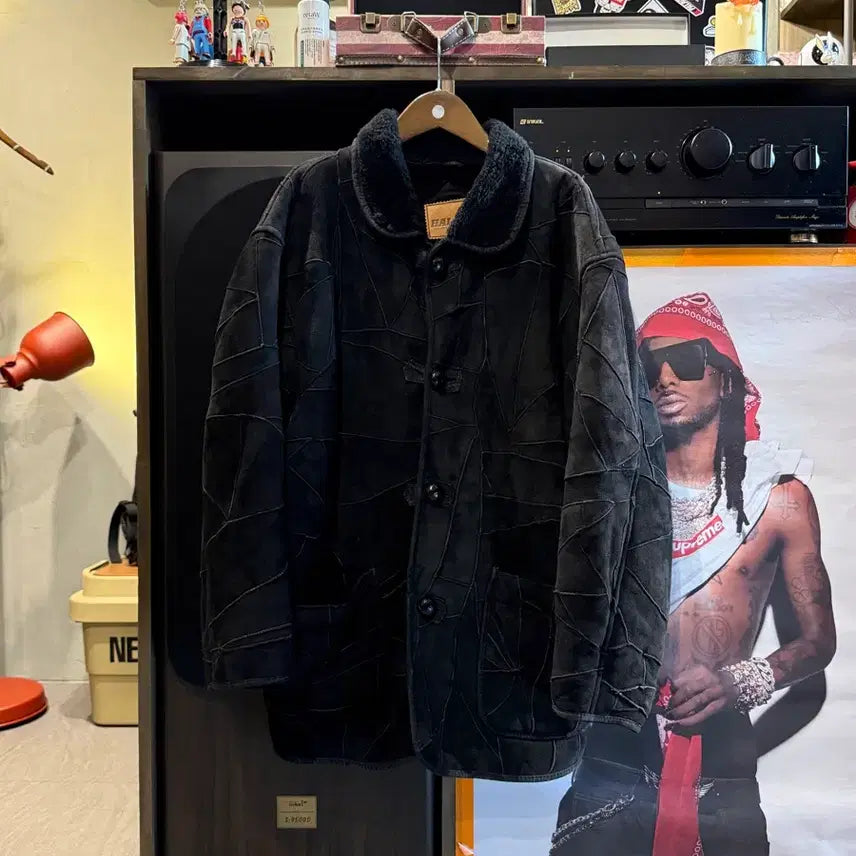 [BUNJANG] Issey Miyake High Sporting Gear Shearling Jacket M(XL) / 80s 이세이미야케 하이 스포팅기어 시어링 자켓 M(XL)