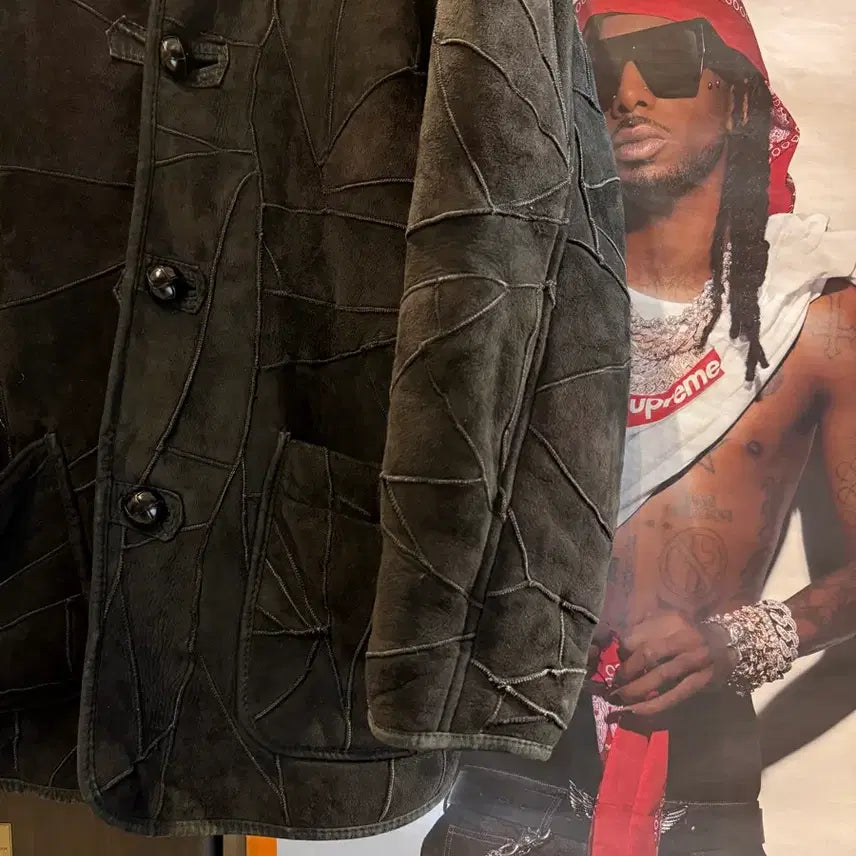 [BUNJANG] Issey Miyake High Sporting Gear Shearling Jacket M(XL) / 80s 이세이미야케 하이 스포팅기어 시어링 자켓 M(XL)