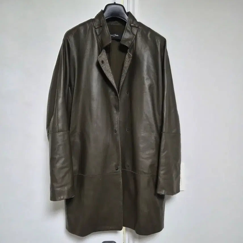 [BUNJANG] IZZAT BABA Leather Jacket / IZZAT BABA 아이잗바바 양가죽 자켓 양가죽 100