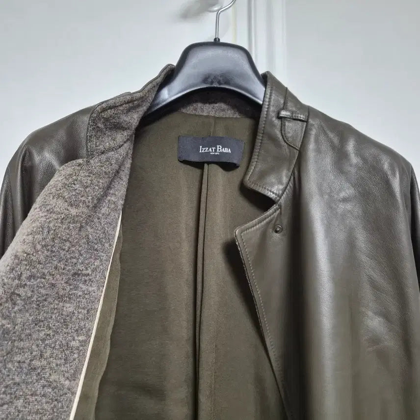 [BUNJANG] IZZAT BABA Leather Jacket / IZZAT BABA 아이잗바바 양가죽 자켓 양가죽 100