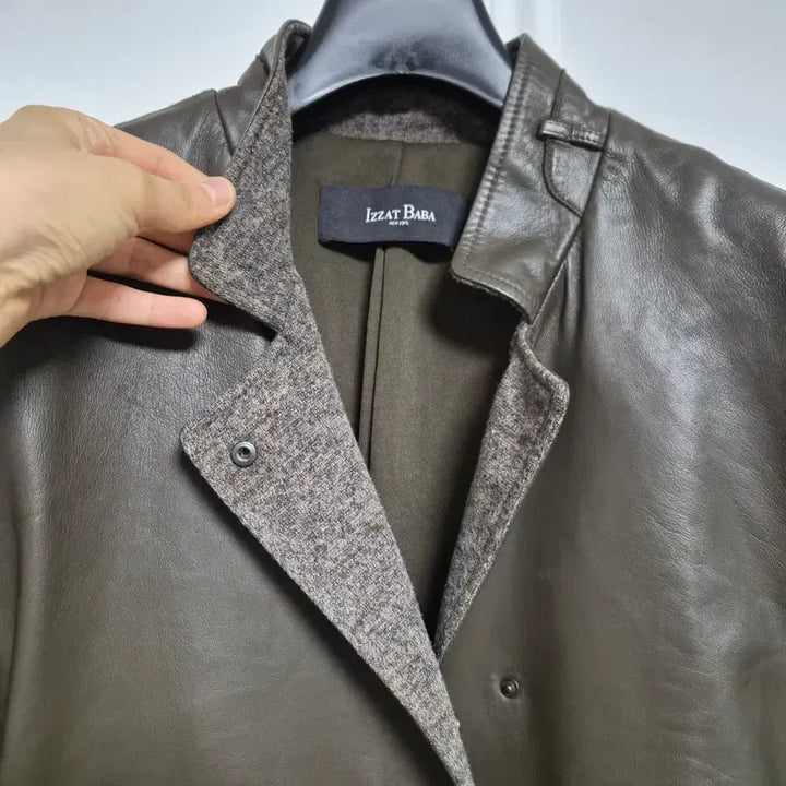 [BUNJANG] IZZAT BABA Leather Jacket / IZZAT BABA 아이잗바바 양가죽 자켓 양가죽 100