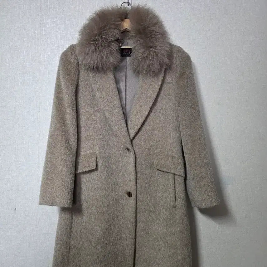 [BUNJANG] Unknown Coat Size 95 / 지센 모피 칼라 하프 코트  사이즈 95 춘추용