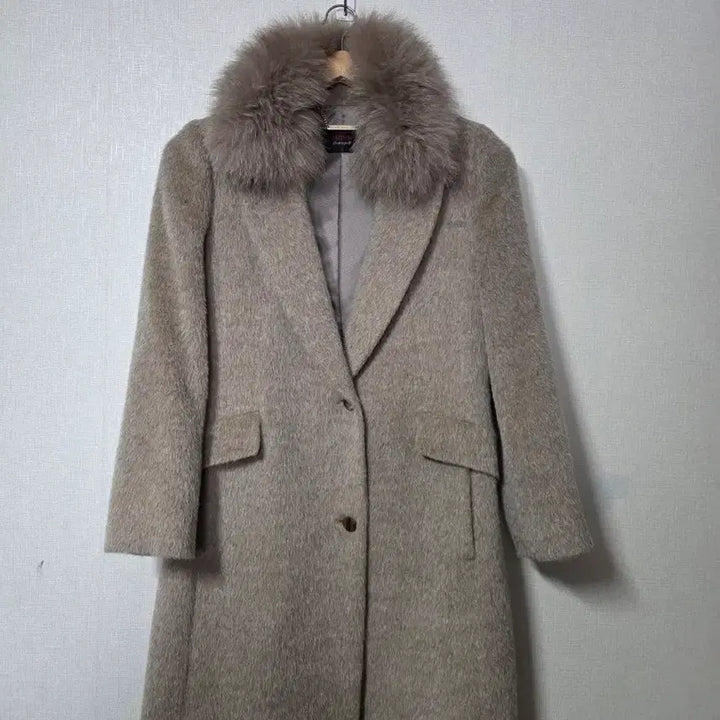 [BUNJANG] Unknown Coat Size 95 / 지센 모피 칼라 하프 코트  사이즈 95 춘추용