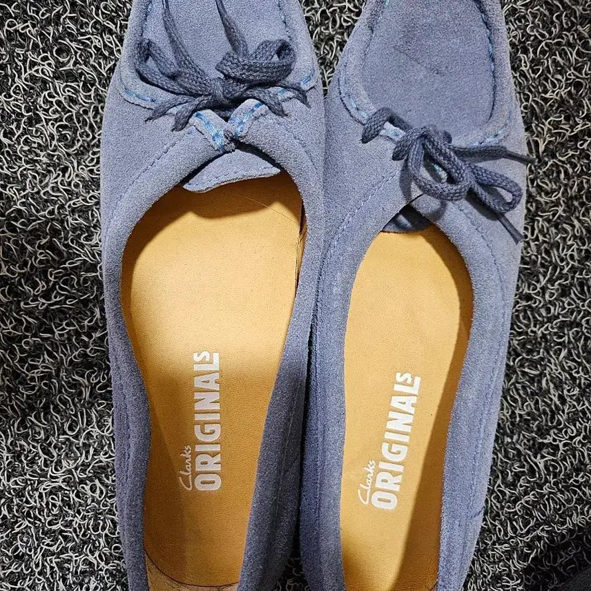 [BUNJANG] Clarks Originals Blue Suede Loafer / 클락스 오리지널 블루 스웨이드 로퍼