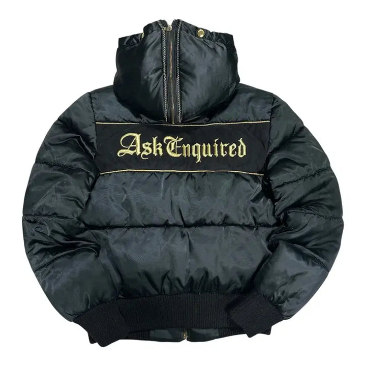 [BUNJANG] ASK Black Padded Jacket / (바배) ASK 에스크 블랙 패딩