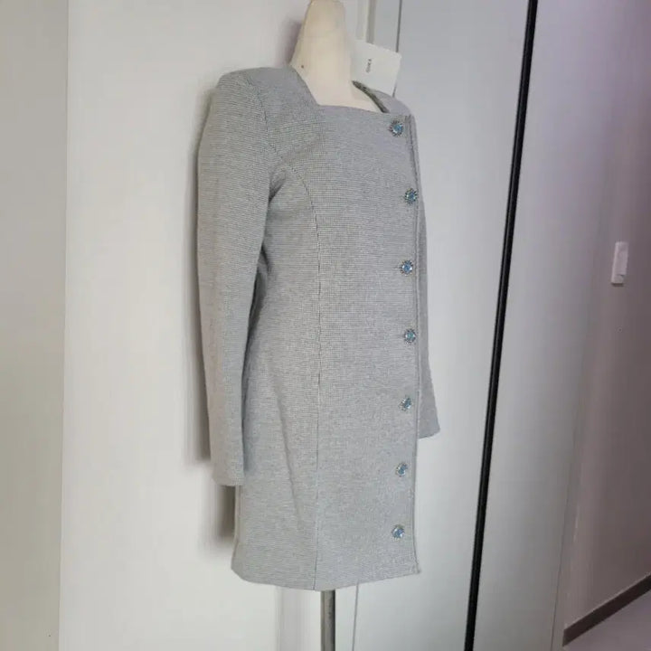 [BUNJANG] GUKA Square Neck Button Dress / 새상품)  GUKA 구카 미사용품 스퀘어넥 버튼 원피스