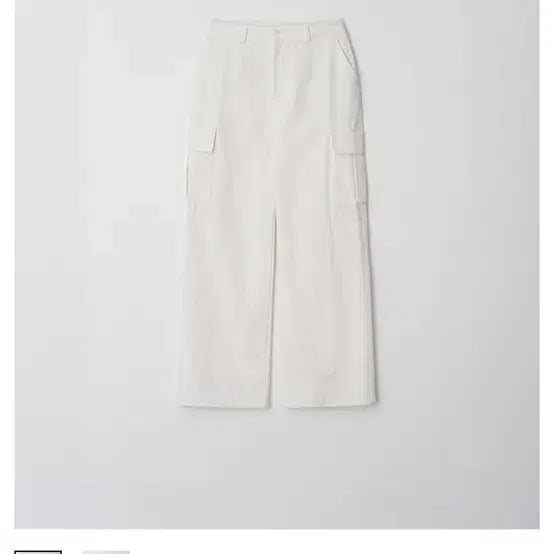 [BUNJANG] Leeds Essential Cargo Pants Ivory / Leeds 에센셜 카고 팬츠 아이보리