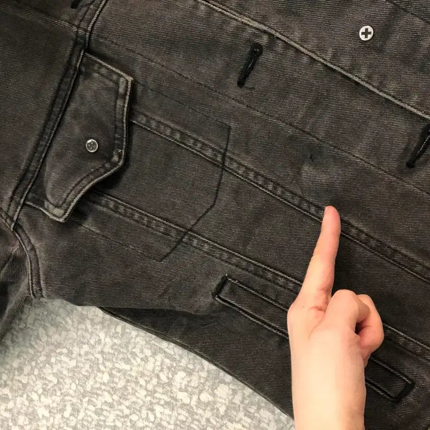 [BUNJANG] DKZ Ksubi Eagle Replica Denim Jacket / KSUBI 수비 이글 레플리카 데님 스터드 자켓 재킷 독수리 청