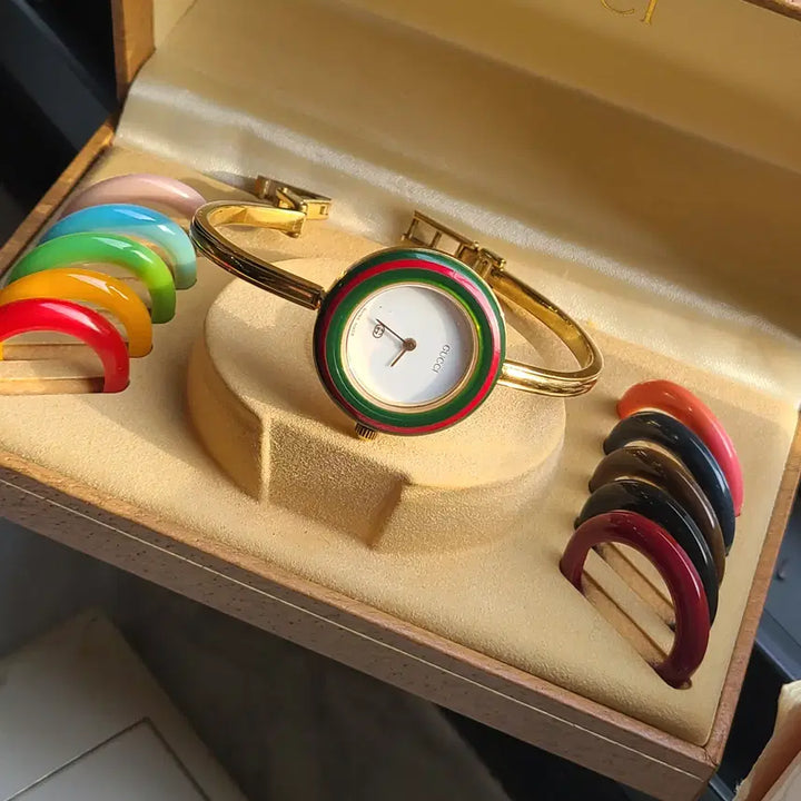 [BUNJANG] Gucci Classic Ring Watch / [정품] 구찌 클래식 링워치 링시계 금장 여성용