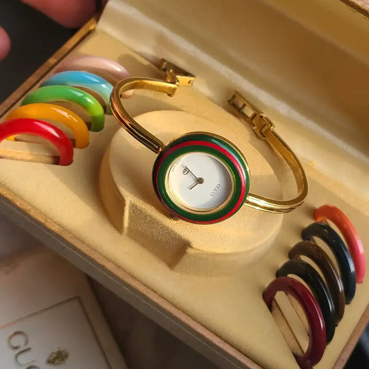 [BUNJANG] Gucci Classic Ring Watch / [정품] 구찌 클래식 링워치 링시계 금장 여성용