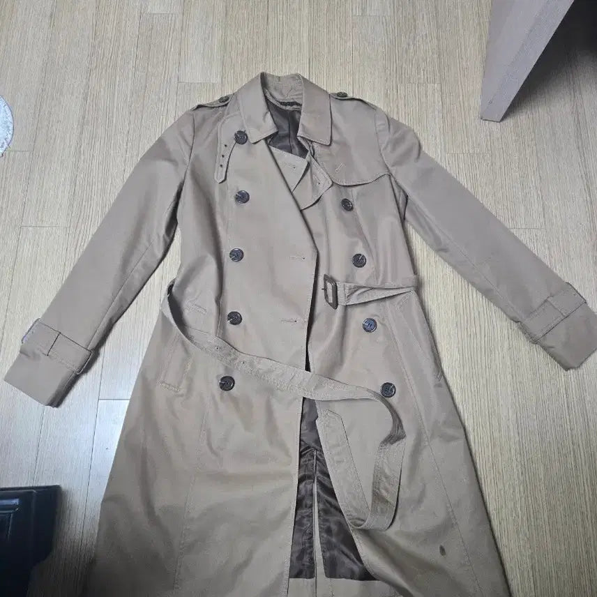 [BUNJANG] Beige Women's Trench Coat / 베이지색 여성 트렌치 코트