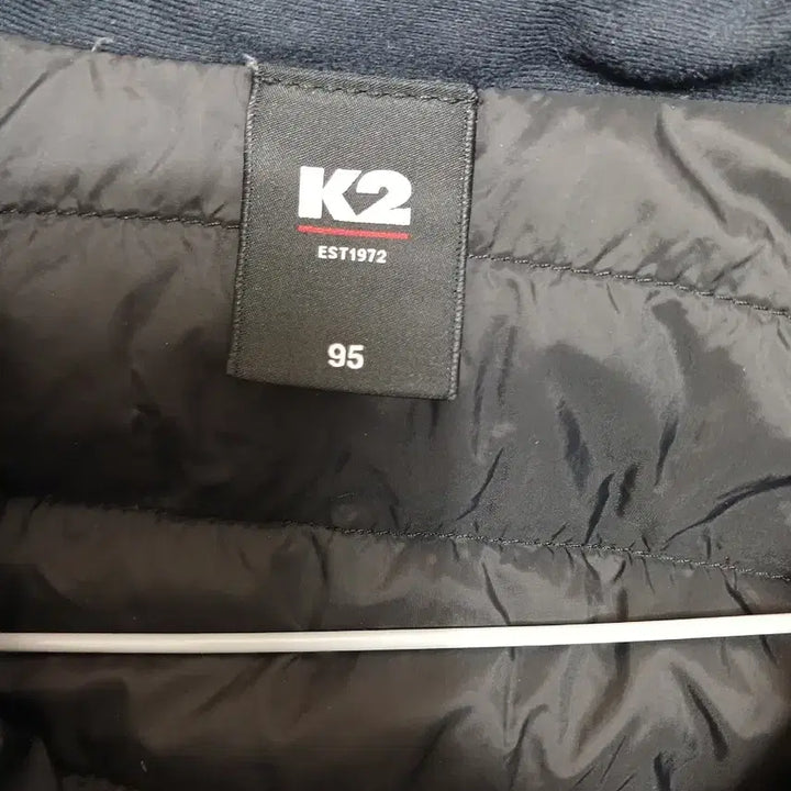 [BUNJANG] K2 Navy Quilted Lightweight Goose Down Jacket (Size 95) / k2 남성 네이비 퀼팅 경량패딩 구스다운점퍼 사이즈 95