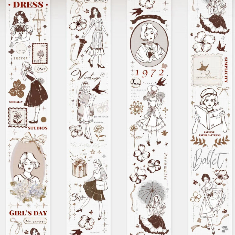 [BUNJANG] Freckle Tea Vol. 2 Masking Tape / 주근깨차 frecklestea vol2. 인물 꽃마테 PET마테 소분