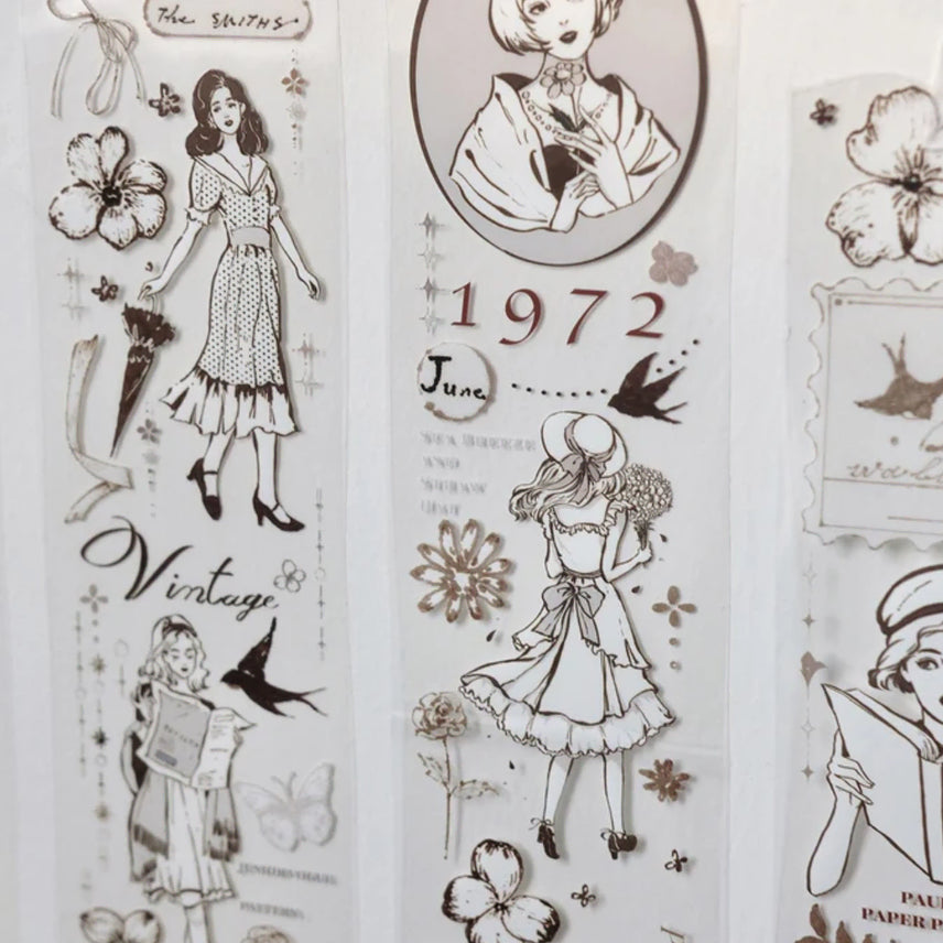 [BUNJANG] Freckle Tea Vol. 2 Masking Tape / 주근깨차 frecklestea vol2. 인물 꽃마테 PET마테 소분