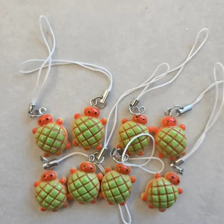 [BUNJANG] Turtle Bead Keyring / 거북이 비즈키링 8개 무 료 나 눔