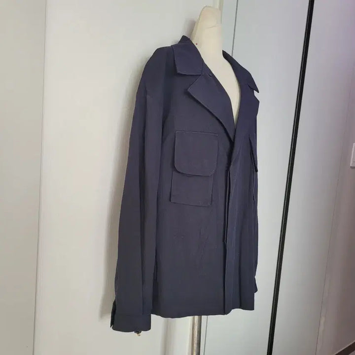 [BUNJANG] Politeiru Navy Pocket Cotton Jacket / 주말특가!!  폴리테루 간지나는 네이비 포켓 면 자켓 3