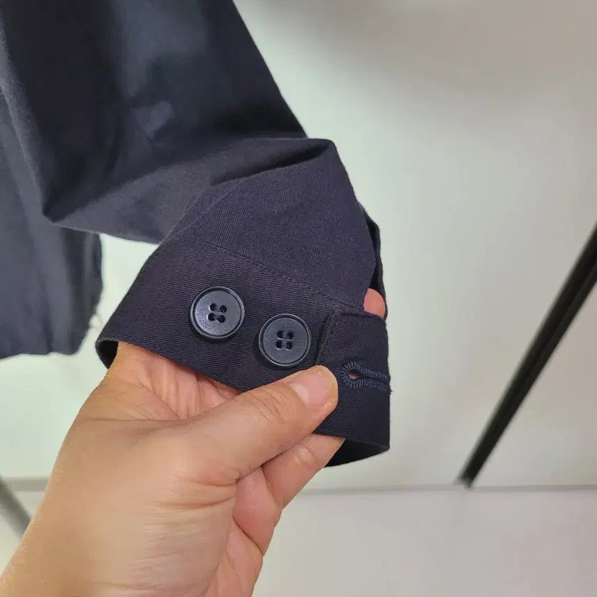 [BUNJANG] Politeiru Navy Pocket Cotton Jacket / 폴리테루 간지나는 네이비 포켓 면 자켓 3