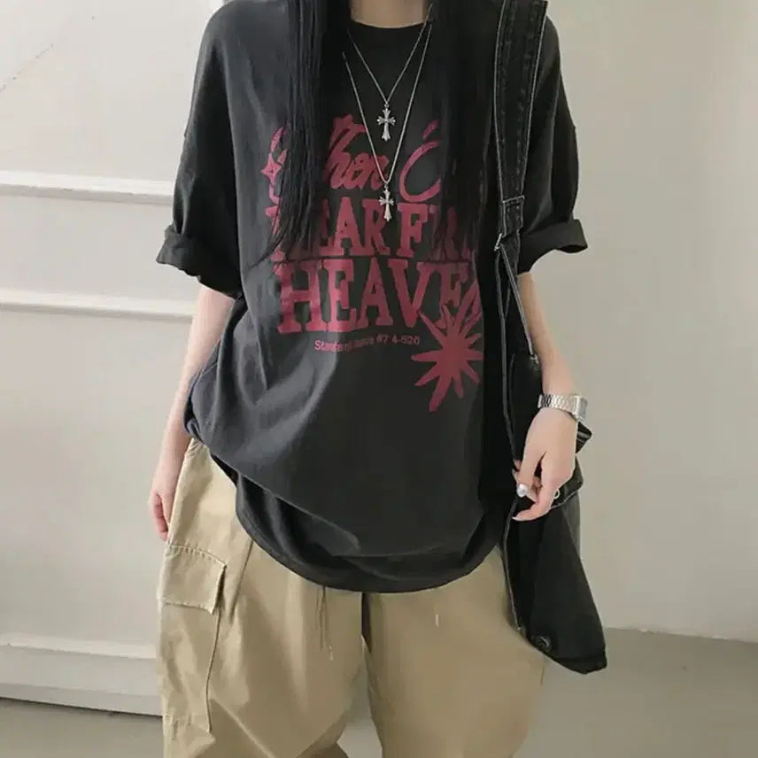 [BUNJANG] Seventeen Heaven Box T-shirt / (2color) 헤븐 박스 반팔티