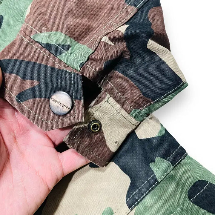 [BUNJANG] Carhartt WIP Camouflage Pattern Hoodie Jacket / 칼하트 WIP 카모플라쥬 패턴 후디 집업 야상