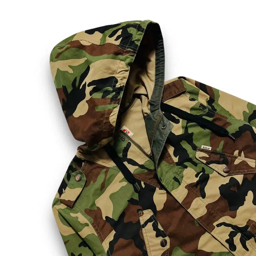 [BUNJANG] Carhartt WIP Camouflage Pattern Hoodie Jacket / 칼하트 WIP 카모플라쥬 패턴 후디 집업 야상