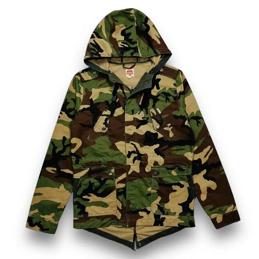 [BUNJANG] Carhartt WIP Camouflage Pattern Hoodie Jacket / 칼하트 WIP 카모플라쥬 패턴 후디 집업 야상