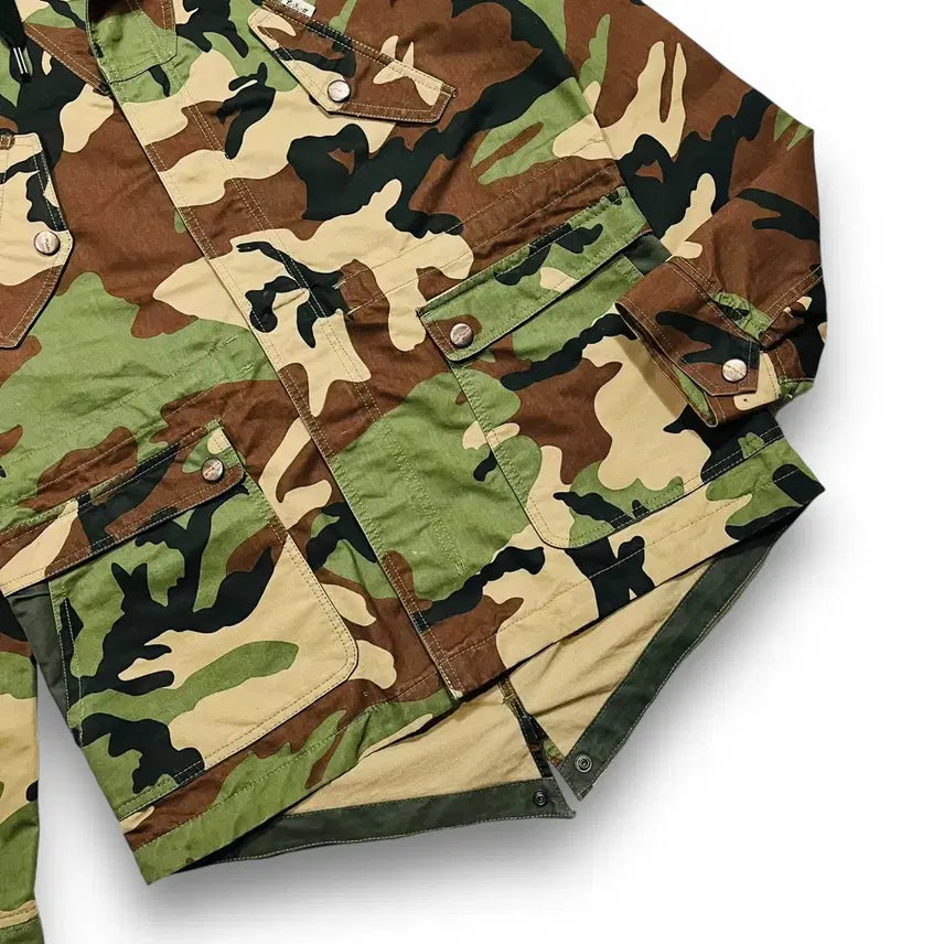 [BUNJANG] Carhartt WIP Camouflage Pattern Hoodie Jacket / 칼하트 WIP 카모플라쥬 패턴 후디 집업 야상