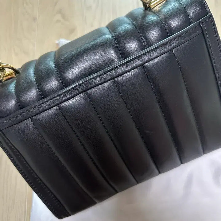 [BUNJANG] Michael Kors Black Leather Chain Shoulder Bag / 마이클코어스 블랙 레더 체인 숄더백